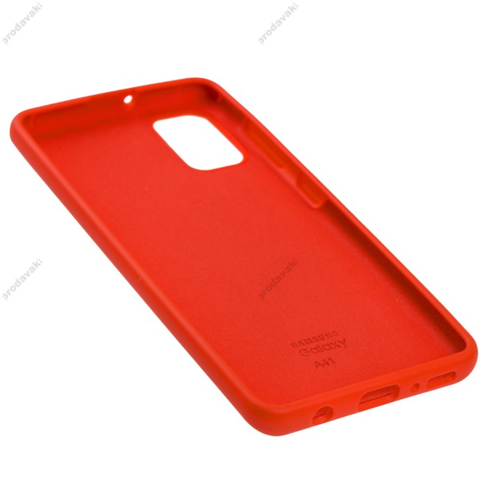Чохол для Samsung Galaxy A41 (A415) Silicone Full червоний