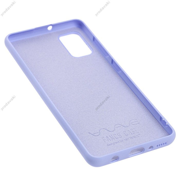Чохол для Samsung Galaxy A41 (A415) Wave Fancy haski / light purple