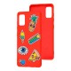 Чохол Samsung Galaxy A41 (A415) Wave Fancy color style / red