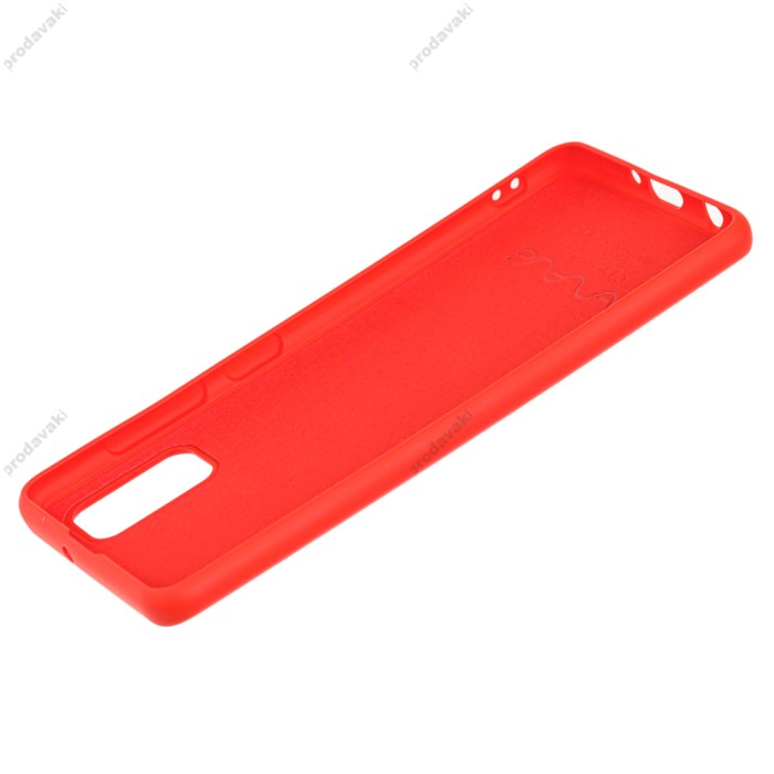 Чохол Samsung Galaxy A41 (A415) Wave Fancy color style / red