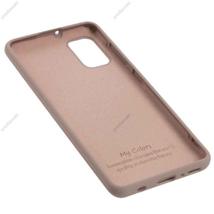 Чохол Samsung Galaxy A41 (A415) Silicone Full рожевий / pink sand