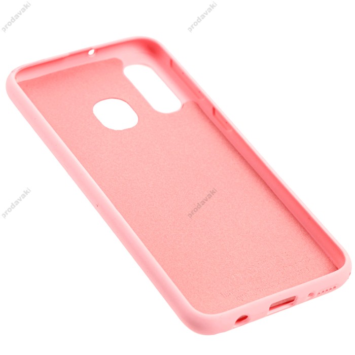 Чохол для Samsung Galaxy A40 (A405) Full without logo light pink