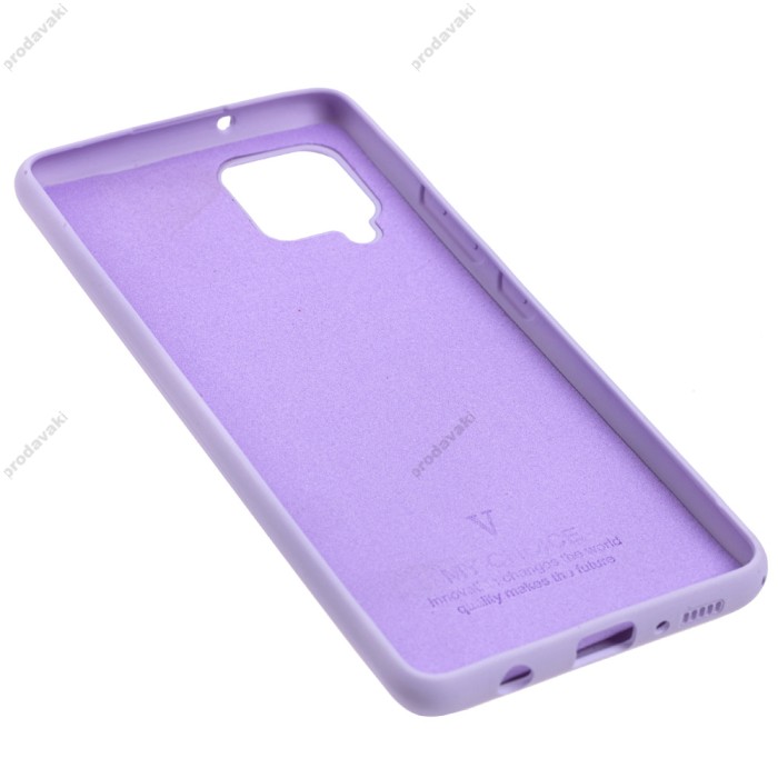 Чохол для Samsung Galaxy A42 (A426) Silicone Full бузковий