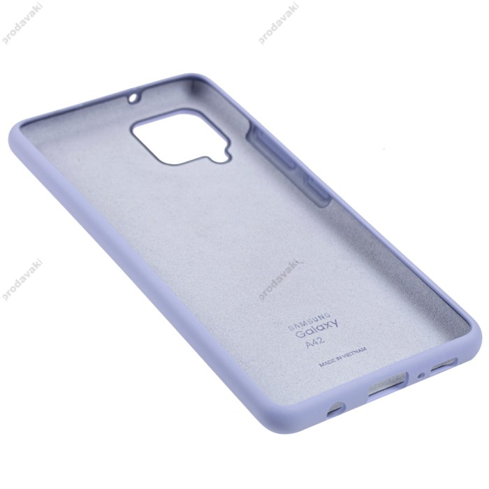 Чохол для Samsung Galaxy A42 (A426) Silicone Full бузковий / dasheen
