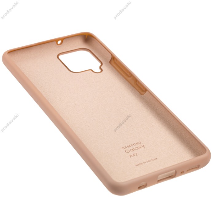 Чохол Samsung Galaxy A42 (A426) Silicone Full рожевий / pink sand
