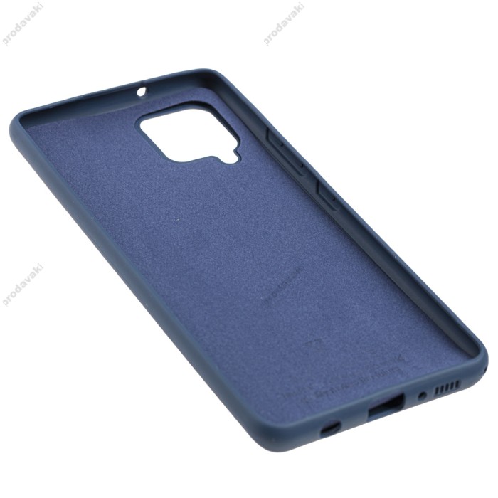 Чохол для Samsung Galaxy A42 (A426) Silicone Full синій / navy blue