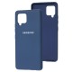 Чохол для Samsung Galaxy A42 (A426) Silicone Full синій / navy blue