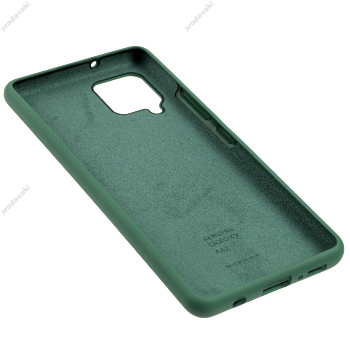 Чохол Samsung Galaxy A42 (A426) Silicone Full зелений / pine green