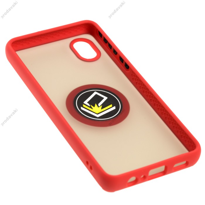 Чохол Samsung Galaxy A01 Core (A013) LikGus Edging Ring червоний