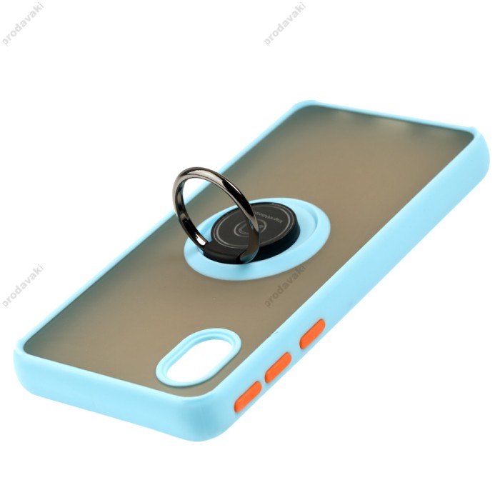 Чохол Samsung Galaxy A01 Core (A013) LikGus Edging Ring бірюзовий