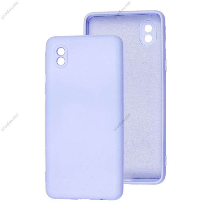 Чохол Samsung Galaxy A01 Core (A013) Wave colorful фіолетовий / light purple