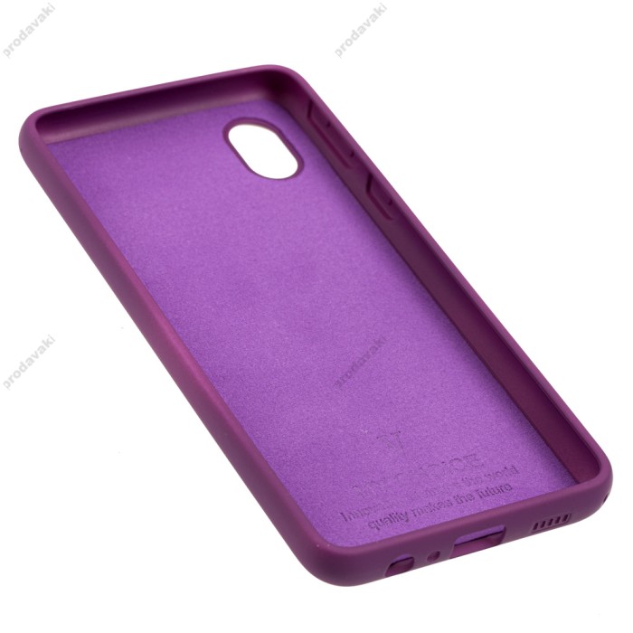 Чохол Samsung Galaxy A01 Core (A013) Silicone Full фіолетовий / grape