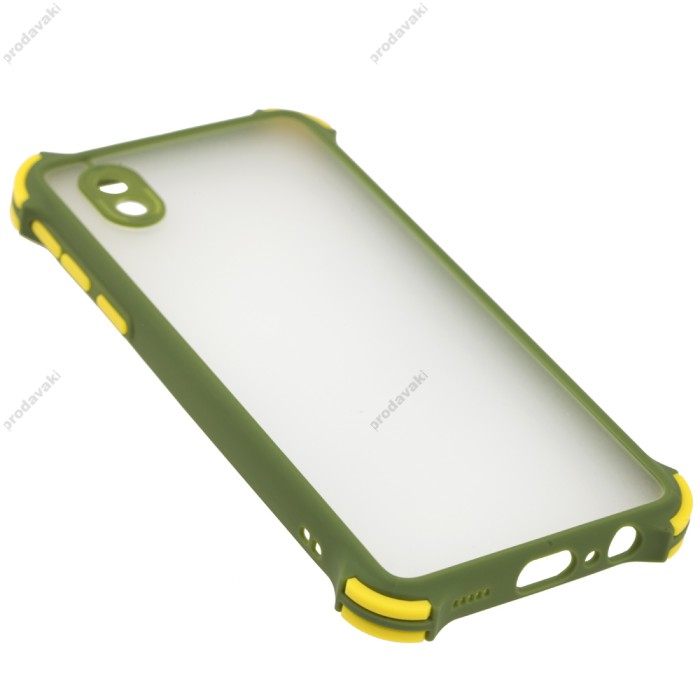 Чохол Samsung Galaxy A01 Core (A013) LikGus Totu corner protection оливковий