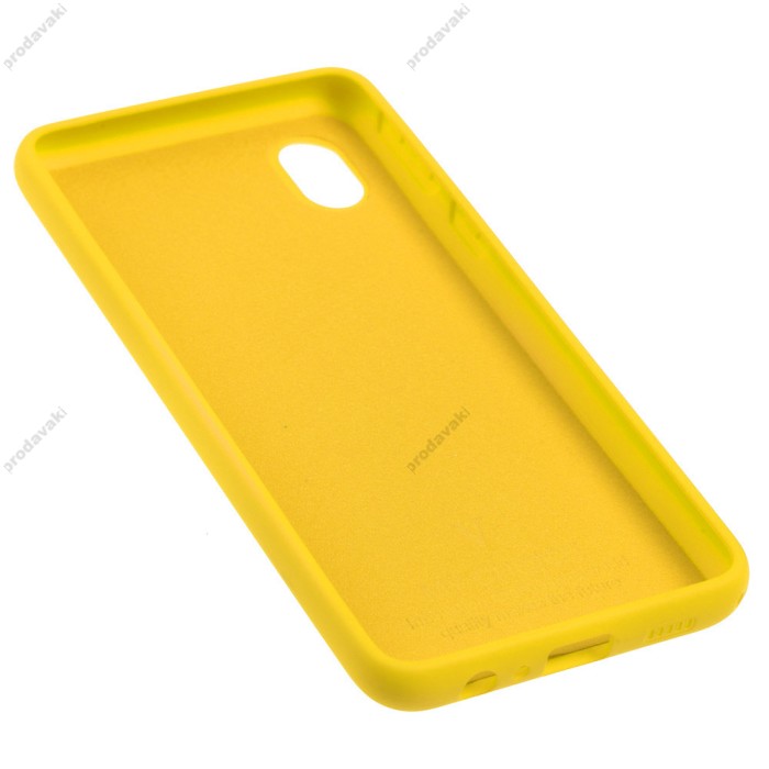 Чохол Samsung Galaxy A01 Core (A013) Silicone Full жовтий