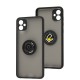Чохол Samsung Galaxy A04E (A042) LikGus Edging Ring чорний