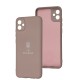 Чохол Samsung Galaxy A04E (A042) Full Premium Тризуб розовий / pink sand
