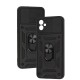 Чохол для Samsung Galaxy A04E (A042) Serge Ring Armor ударостійкий чорний
