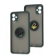 Чохол Samsung Galaxy A04E (A042) LikGus Edging Ring оливковий