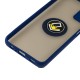 Чохол Samsung Galaxy A03s (A037) LikGus Edging Ring синій