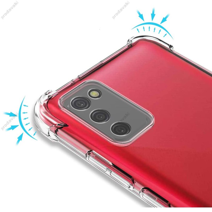 Чохол Samsung Galaxy A03s (A037) WXD Full camera ударостійкий прозорий