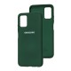 Чохол Samsung Galaxy A03s (A037) Silicone Full зелений / dark green
