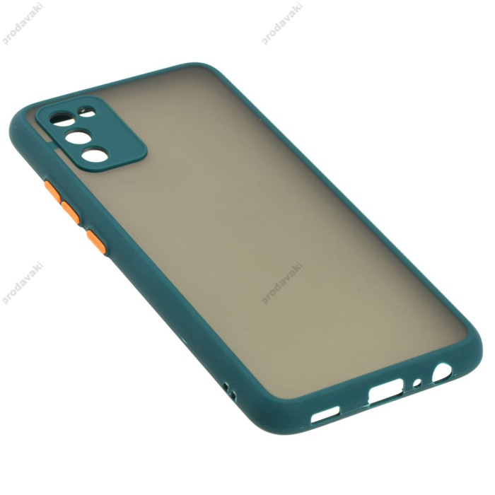 Чохол Samsung Galaxy A02s (A025) LikGus Totu camera protect оливковий