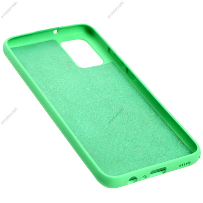 Чохол Samsung Galaxy A02s (A025) Silicone Full м'ятно-зелений