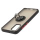 Чохол Samsung Galaxy A02s (A025) LikGus Edging Ring чорний / червоний