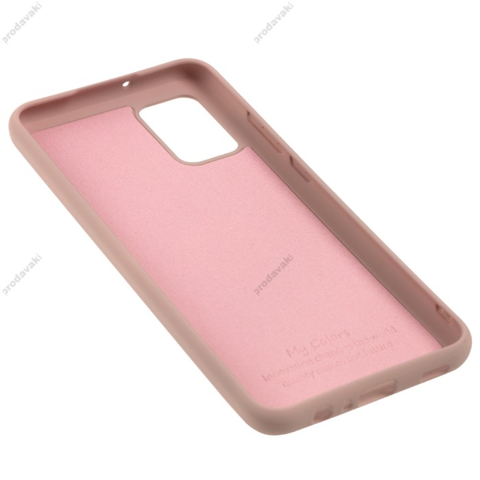 Чохол Samsung Galaxy A02s (A025) Silicone Full рожевий / pink sand