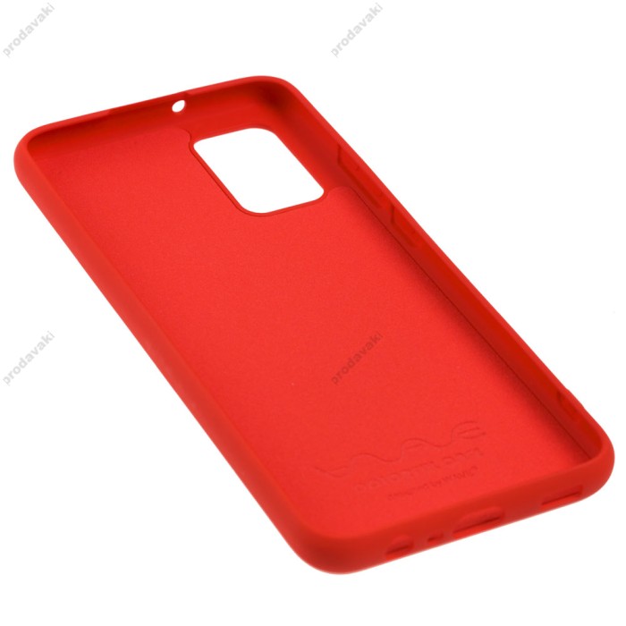 Чохол Samsung Galaxy A02s (A025) Wave colorful червоний