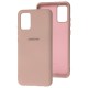 Чохол Samsung Galaxy A02s (A025) Silicone Full рожевий / pink sand