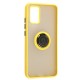 Чохол Samsung Galaxy A02s (A025) LikGus Edging Ring жовтий