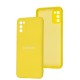Чохол Samsung Galaxy A02s / M02s Full camera жовтий / yellow