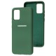 Чохол Samsung Galaxy A02s (A025) Silicone Full зелений / pine green