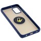 Чохол Samsung Galaxy A02s (A025) LikGus Edging Ring синій