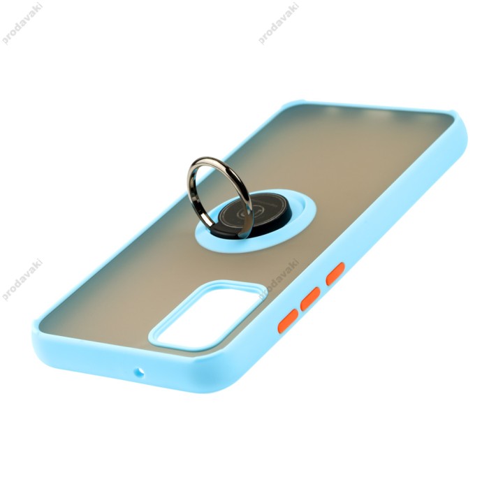 Чохол Samsung Galaxy A02s (A025) LikGus Edging Ring бірюзовий