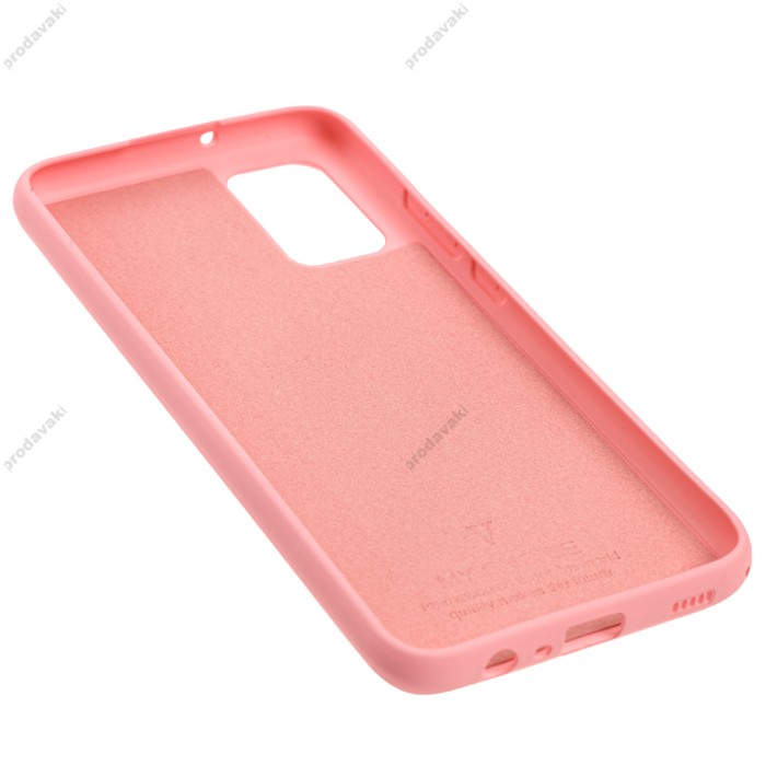 Чохол Samsung Galaxy A02s (A025) Silicone Full рожевий / light pink