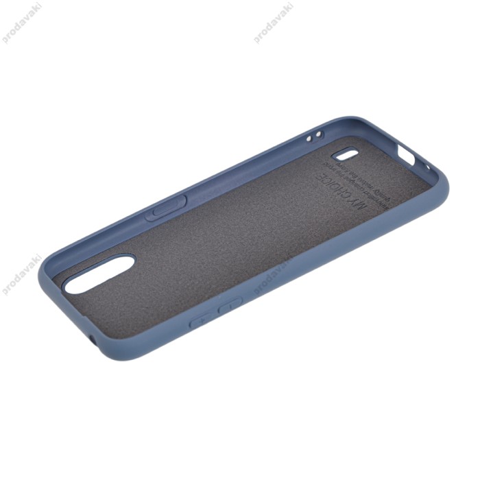Чохол Samsung Galaxy A01 (A015) Silicone Full лавандовий сірий