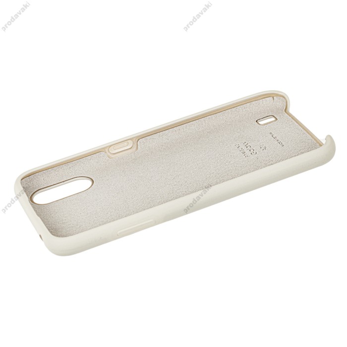 Чохол Samsung Galaxy A01 (A015) Silky Soft Touch бежевий