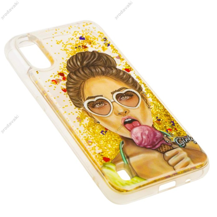 Чохол для Samsung Galaxy A01 (A015) Блискучі вода new морозива