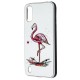 Чохол Samsung Galaxy A01 (A015) Fashion mix фламінго