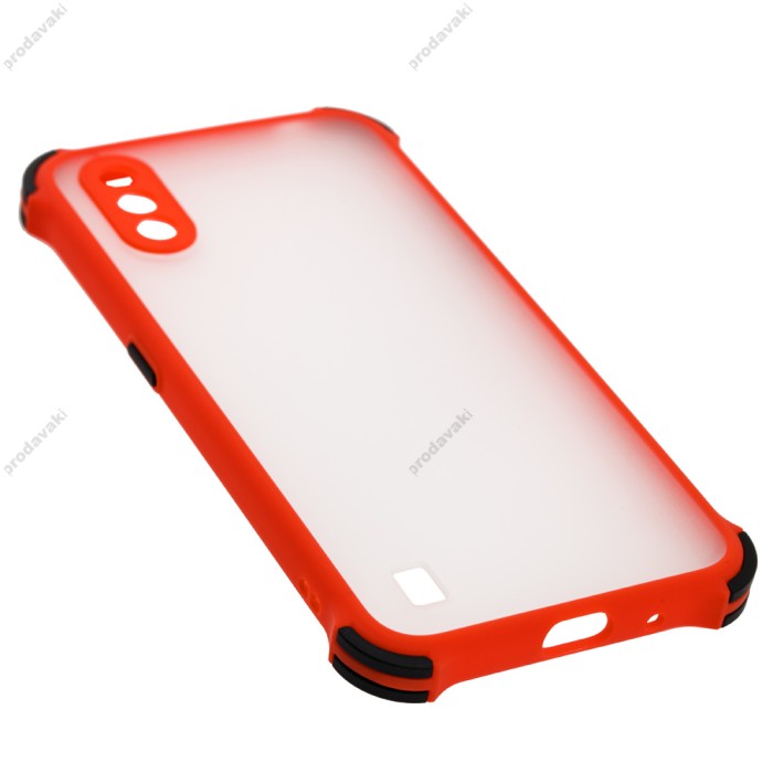 Чохол Samsung Galaxy A01 (A015) LikGus Totu corner protection червоний