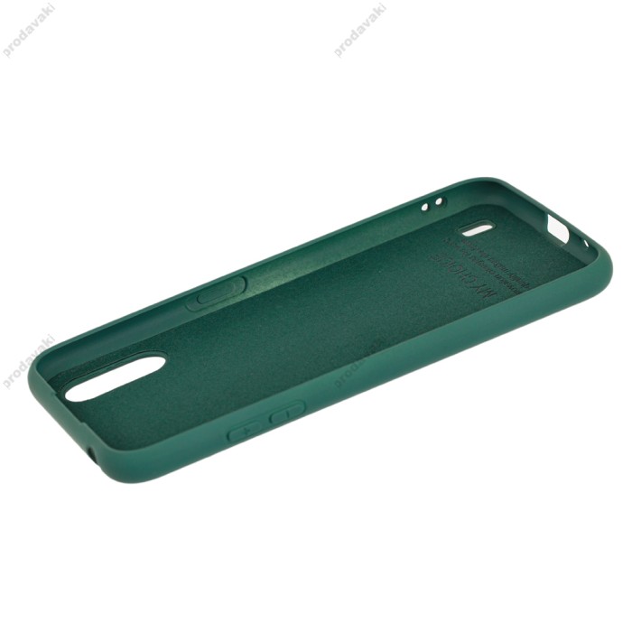 Чохол Samsung Galaxy A01 (A015) Silicone Full зелений / pine green