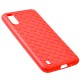 Чохол для Samsung Galaxy A01 (A015) Weaving червоний