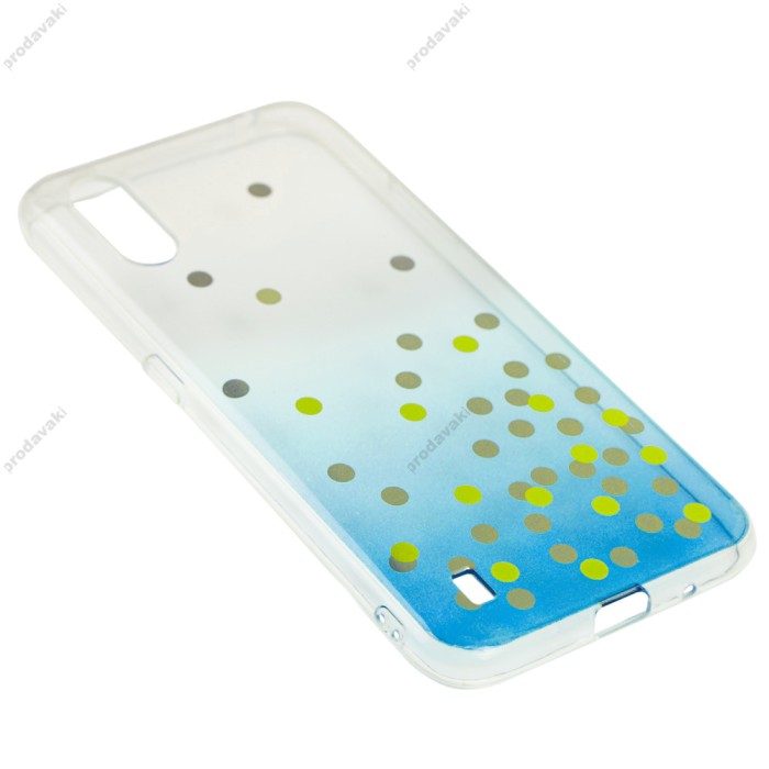 Чохол Samsung Galaxy A01 (A015) crystal shine блакитний