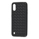 Чохол Samsung Galaxy A01 (A015) Weaving чорний