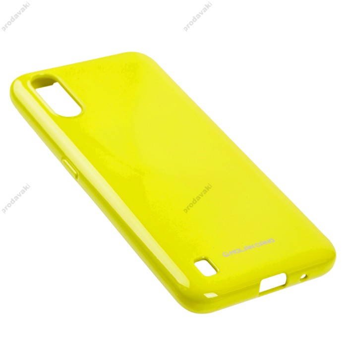 Чохол для Samsung Galaxy A01 (A015) Molan Cano глянець жовтий