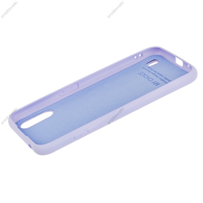 Чохол Samsung Galaxy A01 (A015) Silicone Full світло-фіолетовий