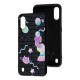 Чохол Samsung Galaxy A01 (A015) Wave Fancy purple space / black