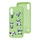 Чохол для Samsung Galaxy A01 (A015) Wave Fancy funny panda/mint gum
